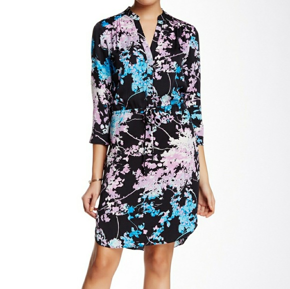 DIANE VON FURSTENBERG Silk Freya Shirt Dress - Picture 2 of 15